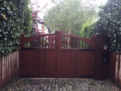 Wooden gates fitted in Epsom